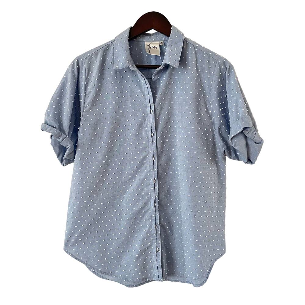 Finley swiss dot blouse